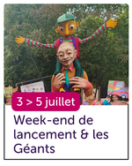 3 au 5 juillet : week end de lancement et les géants