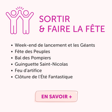 SORTIR & FAIRE LA FÊTE : Week-end de lancement et les Géants Fête des Peuples Bal des Pompiers Guinguette Saint-Nicolas Feu d