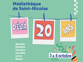 La Médiathèque de Saint-Nicolas fête ses 20 ans