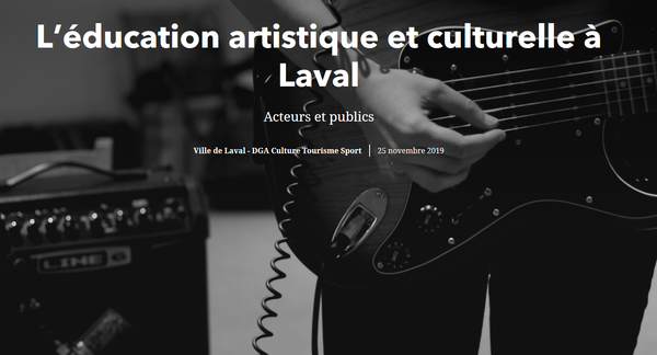 Bilan education artistique et culturelle à Laval