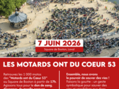 Les Motards ont du Cœur 53 : une mobilisation pour sensibiliser aux dons en Mayenne