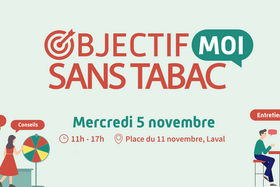 Mois sans tabac : un village prévention à Laval
