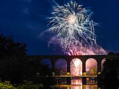 Feu d'artifice à Laval
