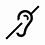 Pictogramme déficience auditive
